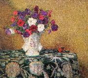 Wilson Irvine Still Life with Petunias oil painting reproduction